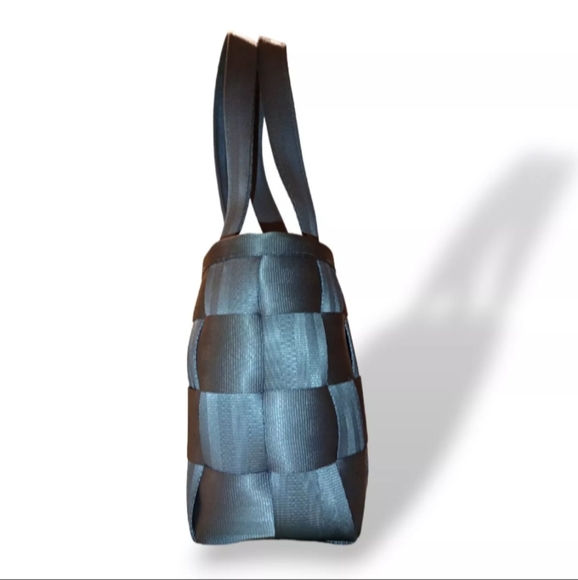 Harvey's Seatbelt Purse Grey Medium Made Of Real Recycled Seatbelts Hand Bag - Picture 4 of 9